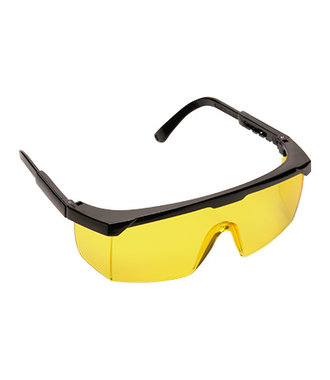 PW33 - Klassiek Veiligheidsbril - Amber - R