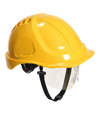 PW54 - Endurance Plus Visor Helmet - Yellow - R