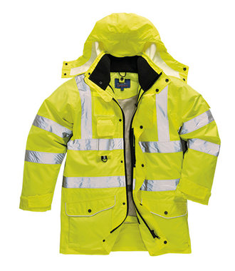 S427 - Hi-Vis 7-in-1 Verkeersjack - Yellow - R