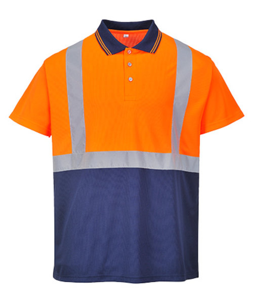 Portwest S479 - Polo Bicolore - OrNa - R