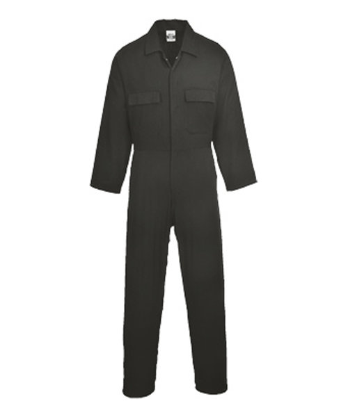 Portwest S998 - Euro Work Katoenen overall - Black - R