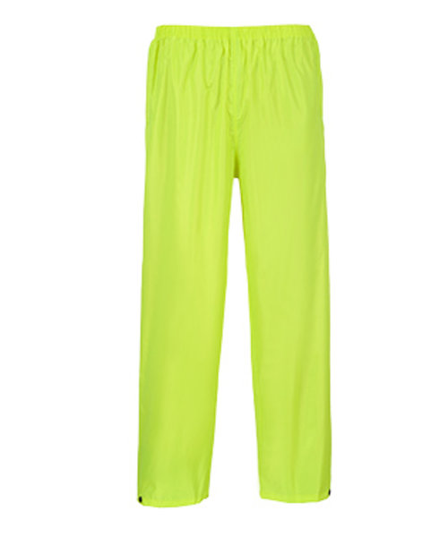 Portwest S441 - Classic Adult Rain Trousers - Yellow - R