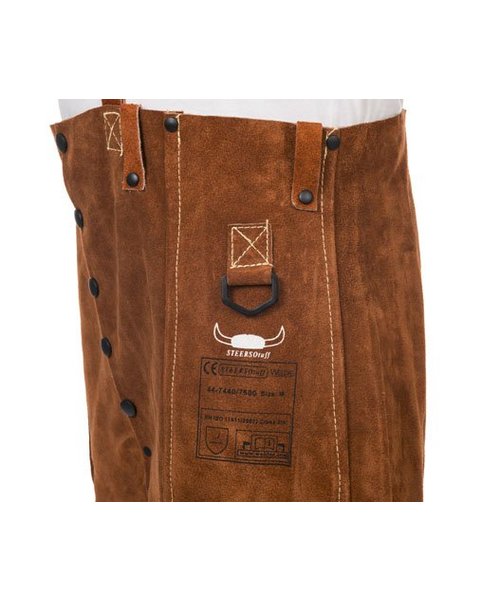 Weldas Welding 44-7440/7600 Lava Brown Pantalon de soudage en vachette fendue