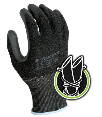 Gants éxtensibles pour écrans tactiles. Colour: black, Fr