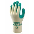 Showa Showa 310 Handschuhe in grün mit Latex Griff