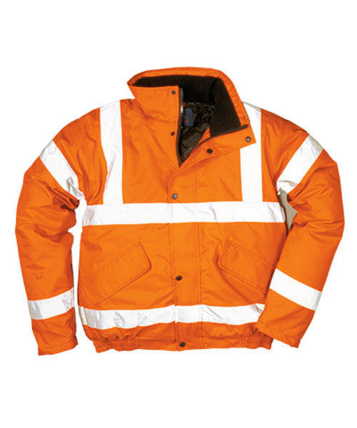 Portwest S463 - Hi-Vis Bomber Jacket - Orange - R