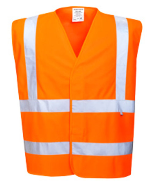 Portwest FR71 - antistatische Warnschutz Weste - flammhemmend - Orange - R