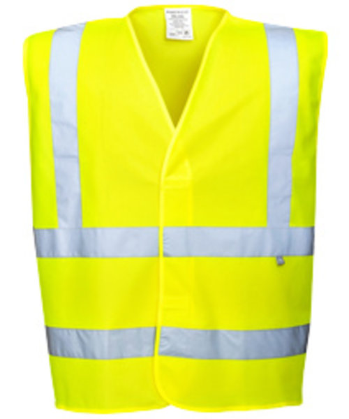 Fr71 Antistatische Warnschutz Weste Flammhemmend Yellow R