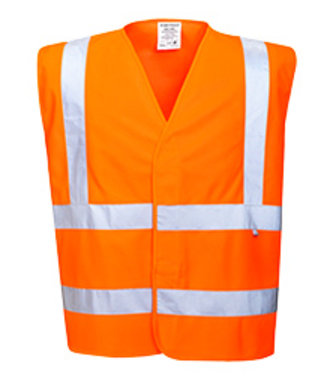 FR75 - Hi-Vis Vest - Flame Resistant - Orange - R