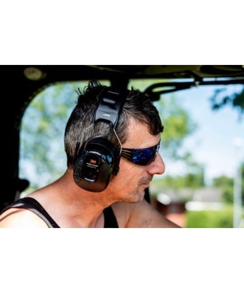 3M Safety 3M Peltor Workstyle - Casque radio Worktunes Pro HRXS221A avec fonction AM/FM et MP3