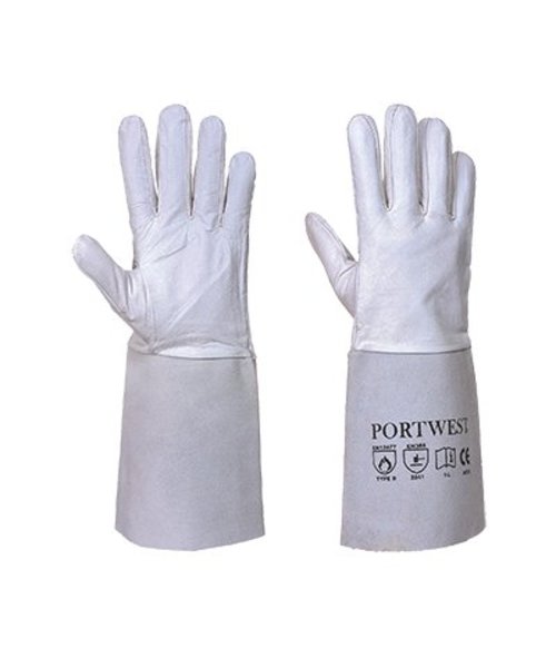 Portwest A520 - Premium Handschoen voor TIG-Lassen - Grey - R