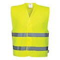 Portwest C474 - Zwei Reflex-Streifen Warnschutzweste - Yellow - R