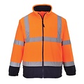 Portwest F301 - Zweifarbige Warnschutz-Fleece-Jacke - OrNa - R