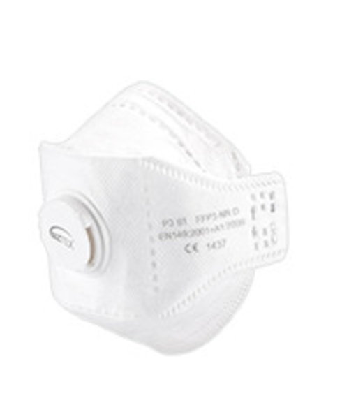 Portwest P391 - EAGLE FFP3 Dolomit Faltbare Feinstaubmaske mit Ventil - White - R