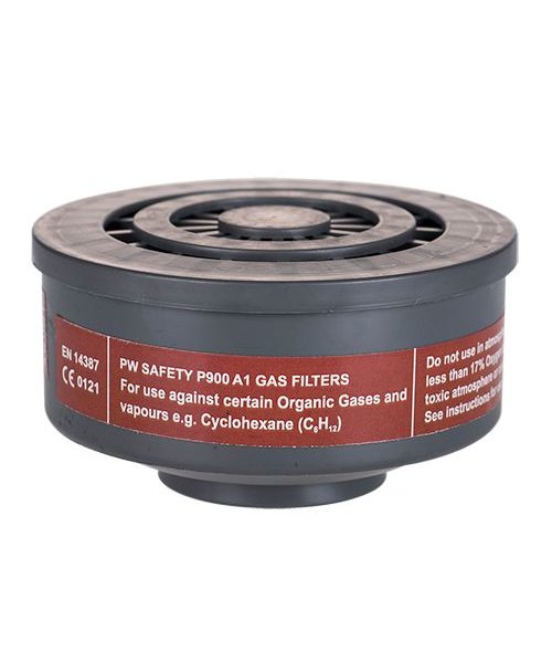 Portwest P900 - A1 Gas Filter Special Thread Connection - Grey - R