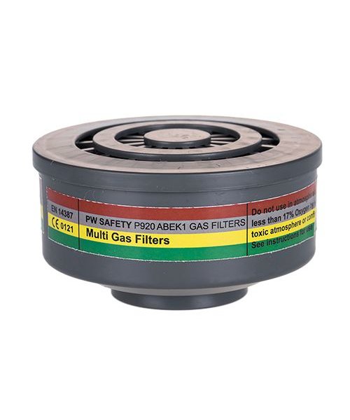Portwest P920 - ABEK1 Gas Filter Special Thread Connection - Grey - R