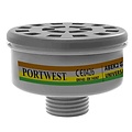 Portwest P926 - ABEK2 Gas Filter Universal Tread - Black - R