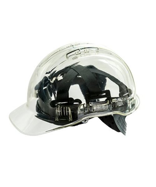 Portwest PV54 - Casque Peak View Plus non ventilé - Clear - R