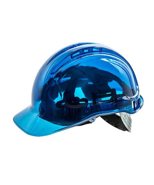 Portwest PV60 - Peak View Helm ventilerend met draaiknop - Blue - U