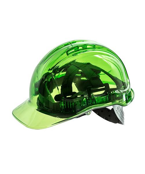 Portwest PV60 - Peak View Helm ventilerend met draaiknop - Green - R