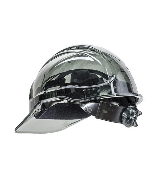 Portwest PV64 - Peak View Plus Ratchet Hard Hat - Smoke - R