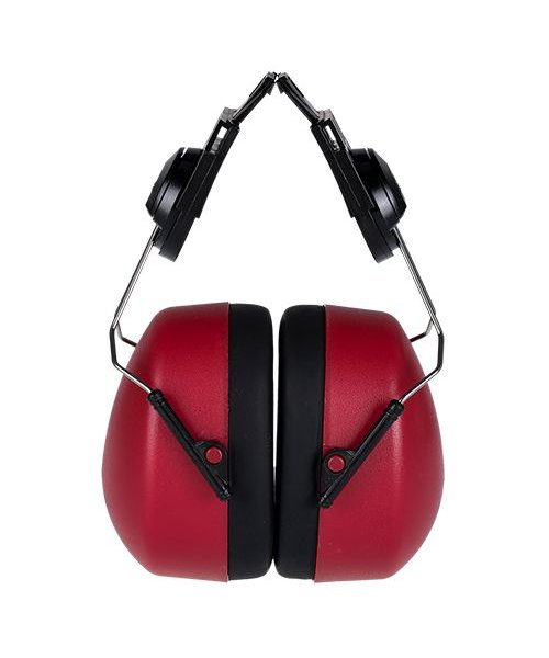 Portwest PW42 - Clip-On Ear Protector - Red - R