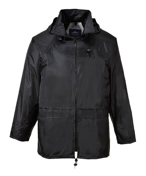 Portwest S440 - Classic Rain Jacket - Black - R