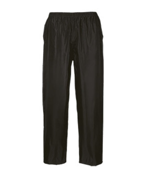 Portwest S441 - Classic Adult Rain Trousers - Black - R