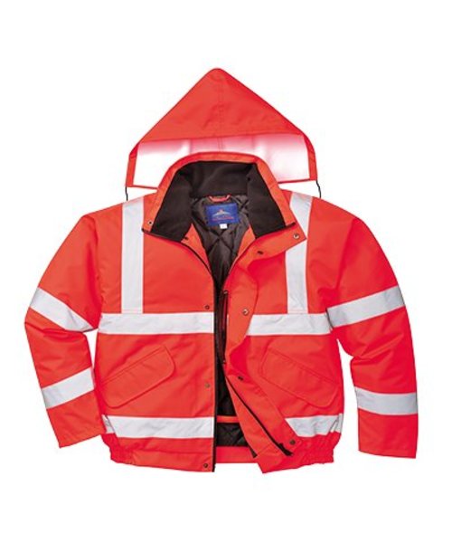 Portwest S463 - Hi-Vis Bomberjack - Red - R