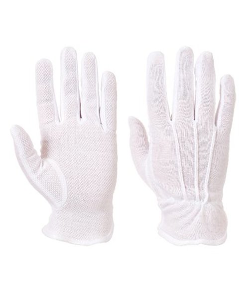 Portwest A080 - Microdot Glove - White - R