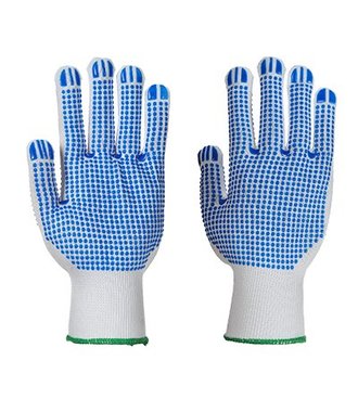 A113 - Polka Dot Plus Glove - WhBlu - R