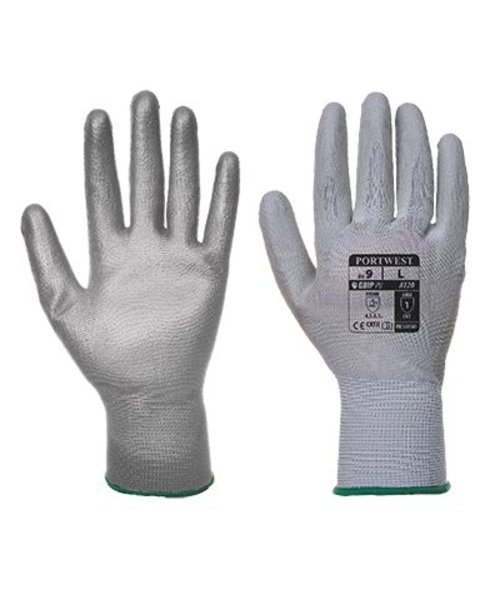 Portwest A120 - PU Palm Glove - Grey - R