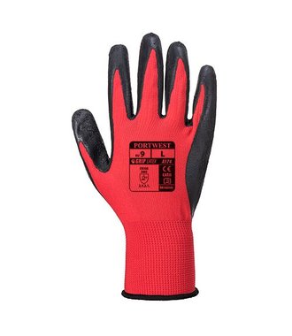 A174 - Flex Grip Latex Glove - RedBk - R