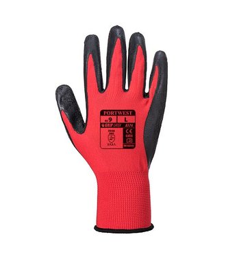 A174 - Flex Grip Latex Handschuh - RedBk - R