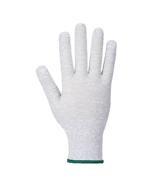 Portwest A196 - Antistatic Micro Dot Glove - GreyWh - R