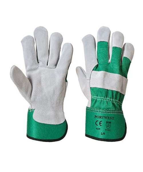 Portwest A220 - Premium Chrome Rigger Handschoen - Green - R