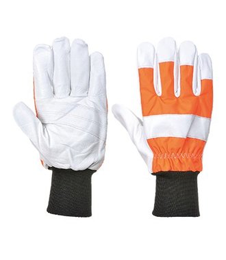 A290 - Oak Kettingzaag Beschermende Handschoen (Klasse 0) - Orange - R