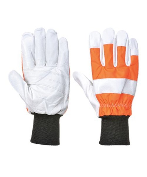 Portwest A290 - Kettensägenhandschuh (Klasse 0) - Orange - R