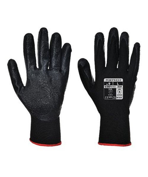 Portwest A320 - Dexti-Grip Handschoen - Black - R