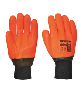 A450 - Wetterbeständiger Warnschutz Handschuh - Orange - R