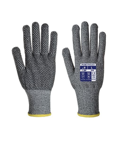 Portwest A640 - Sabre-Dot Glove - GreyGrey - R