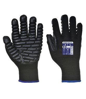 A790 - Anti-Vibrations-Handschuh - Black - R