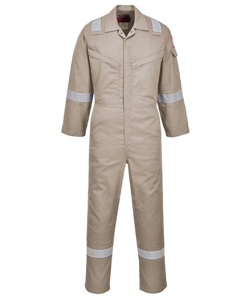 Portwest AF73 - Araflame Silber Overall - Khaki - R