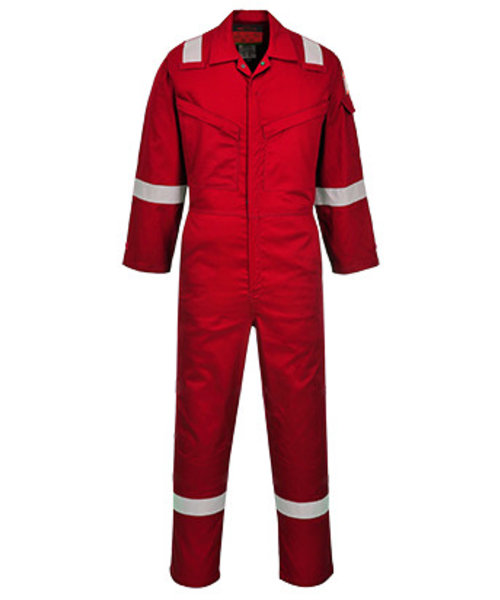 Portwest AF73 - Araflame Silver Overall - Red - R