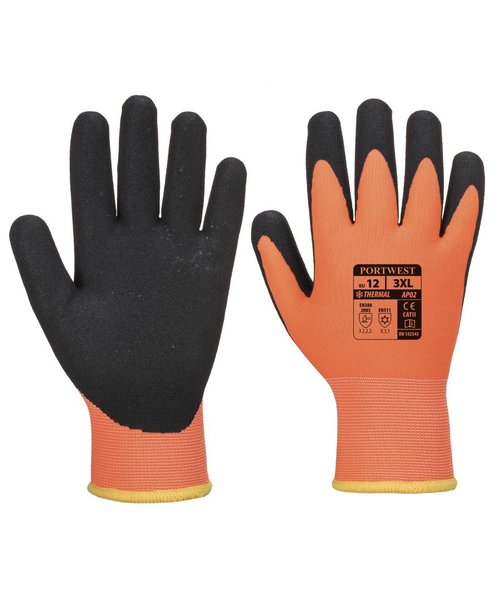 Portwest AP02 - Thermo Pro Ultra Handschuh - OrBk - R