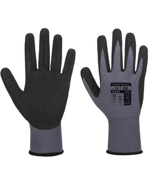 Portwest AP62 - Dermiflex Aqua Glove - GreyBk - R