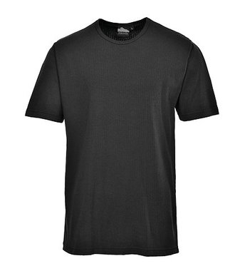 B120 - T-shirt Thermique Manches courtes - Black - R