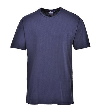 B120 - T-shirt Thermique Manches courtes - Navy - R