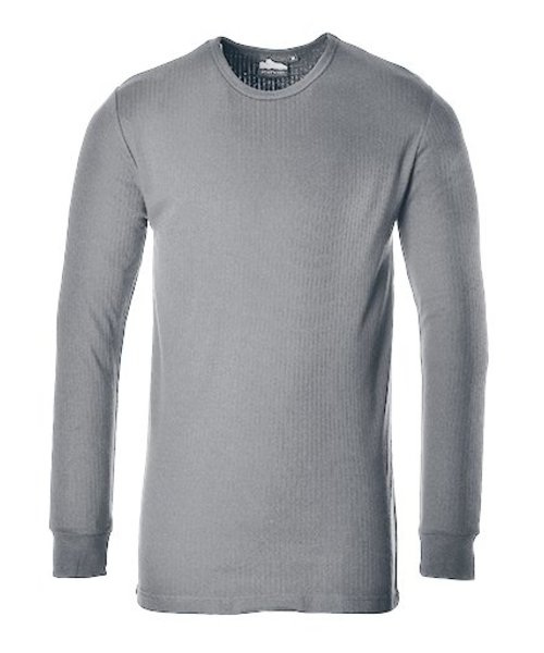 Portwest B123 - Langarm Thermo-T-Shirt - Grey - R