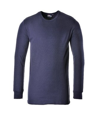 B123 - T-shirt Thermique Manches Longues - Navy - R